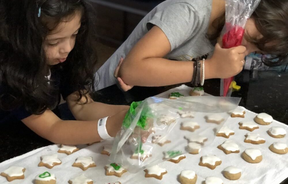 Receita de biscoito de natal para fazer com as crianças